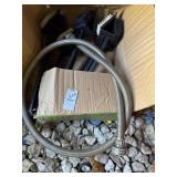 Grill brushes and hose line