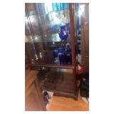 Lighted china cabinet no contents