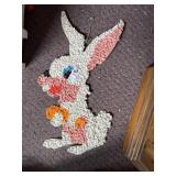 Plastic chip/popcorn rabbit