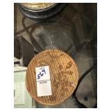 Wooden & glass coasters
