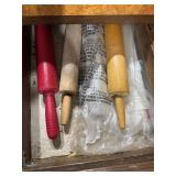 Rolling pins and pastry mats