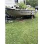 Boat, trailer, trolling motor w/titles