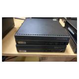 2 Lenovo ThinkCentre Tiny Series PCs