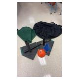 2 rubber home plates with tees for practice,
