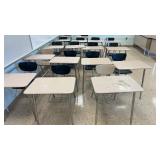 17 School Desks NO CONTENTS