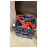 Lot of plastic horse shoes