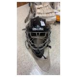 Reebok black goalie mask