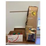 Pre Lit Christmas Tree 6.5ft with Box of Assorted