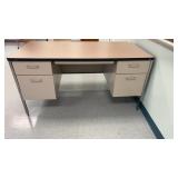 Metal Teacherï¿½s/ Office Desk 60 in x 31 in