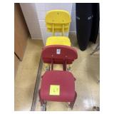Lot of Kids School Chairs (6)