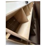 Childrenï¿½s wooden locker unit 54 in wide 48 in 1