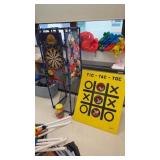 Tic Tac Toe Throwable Game & Darts and Football
