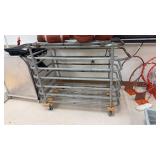 Wheeled Basketball Rack