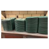 Green Sectioned Food Trays