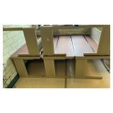 Heavy duty metal school tables (6) 69inch long