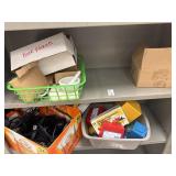 Two Shelf Lots of Misc - Mortar and Pestle,