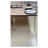 Table with Adjustable Legs 72 in x 36
