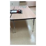 Table with Adjustable Legs 72 in x 36