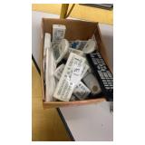 Box of Projector Remotes
