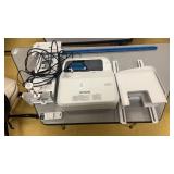 Epson PowerLite 685W Projector w ceiling/wall