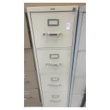 4-drawer metal filing cabinet