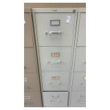 4-drawer metal filing cabinet