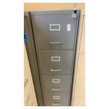 4-drawer metal filing cabinet