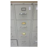 4-drawer metal filing cabinet