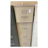 4-drawer metal filing cabinet