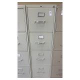 4-drawer metal filing cabinet