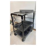 Black Wheeled Moving Cart