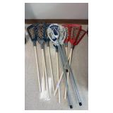 Lot of Lacrosse Sticks