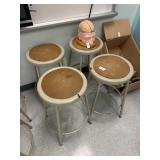 Set of 4 Lab Stools