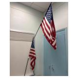 Lot of 3 American Flags