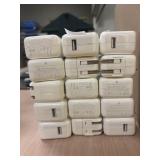 Lot of 15 charging blocks