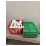 PVC pipe and tray lot