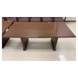 Stained wooden table 6x3ft
