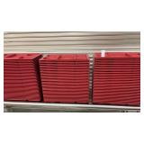 Red Sectioned Food Trays