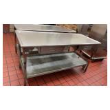 Stainless Steel Commercial Prep Table