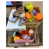 Lot of toys, games, flashcards etc