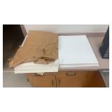 Lot of White Mounting Paper