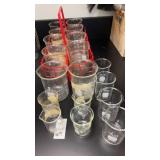 Beakers of various sizes