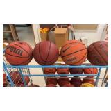 4 womenï¿½s sized basketballs