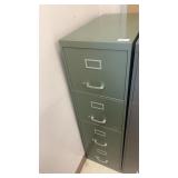 4-drawer metal filing cabinet