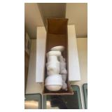 3 boxes of unpainted ceramic bisque