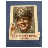 Texaco We Sell Tin Sign *Repro*