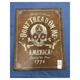 Dont Tread on Me Novelty Tin Sign