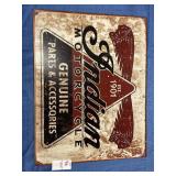Indian Motorcycles Est.1901 Tin Sign *Repro*