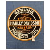 Harley Davidson Motor Oil Tin Sign