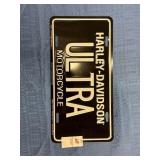 Harley Davidson "Ultra"  Novelty License Plate